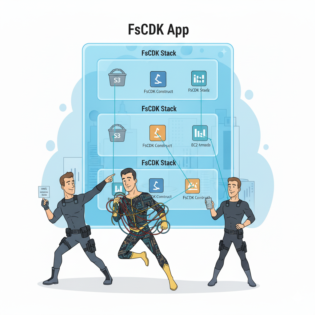FsCDK Stack Architecture